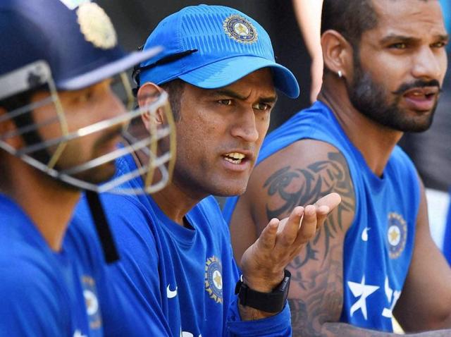 Indian captain MS Dhoni with teammates Shikhar Dhawan and Ajinkya Rahane during a practice session ahead of the fourth ODI against South Africa in Chennai, on October 21, 2015. (PTI Photo) Indian captain MS Dhoni with teammates Shikhar Dhawan and Ajinkya Rahane during a practice session ahead of the fourth ODI against South Africa in Chennai, on October 21, 2015. (PTI Photo)