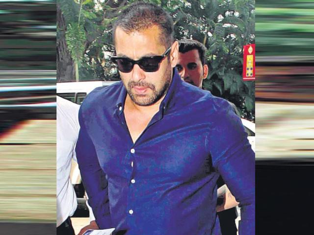 Salman Khan looks perturbed as he is spotted at Mumbai airport. (Shakti Yadav)