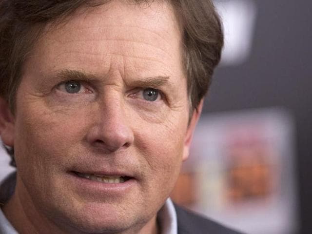 Actor Michael J Fox attends the Back to the Future 30th Anniversary screening in the Manhattan borough of New York. (REUTERS)