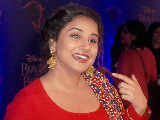 Vidya Balan also took time out of Durga Puja festivities for the event. (PTI)