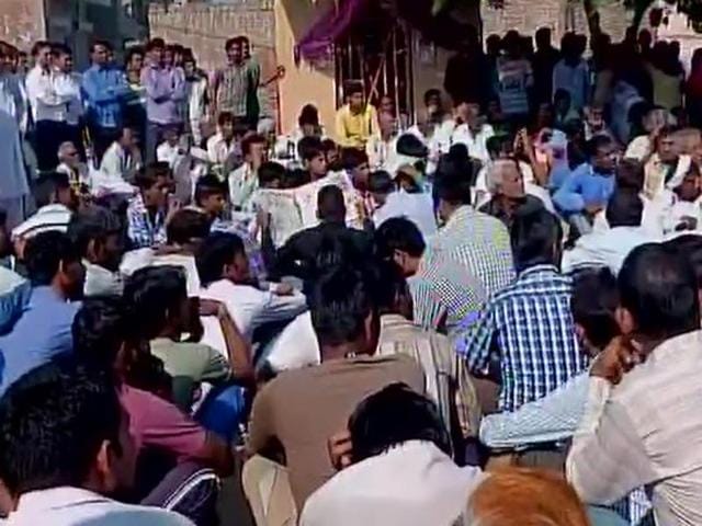 Family of the 15-year-old Dalit boy allege he died in police custody, in Haryana’s Gohana town. (ANI Photo) Family of the 15-year-old Dalit boy allege he died in police custody, in Haryana’s Gohana town. (ANI Photo)