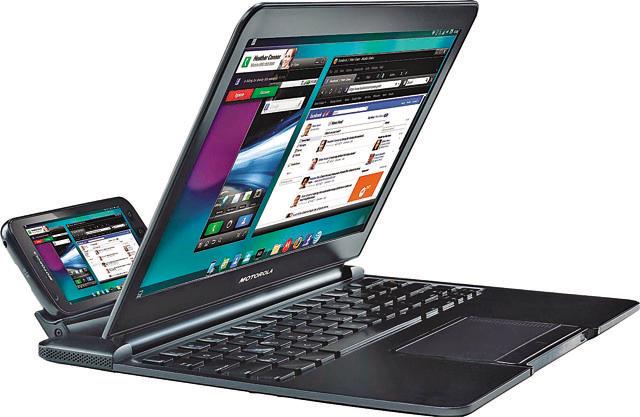 Been there, done that: Motorola already tried the PC-to-phone route with the Atrix phone. Been there, done that: Motorola already tried the PC-to-phone route with the Atrix phone.