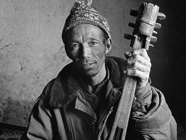Patrick Sutherland’s work on the Tibetans in the Spiti valley. The work is part of ongoing PhotoUKIndia exhibition.