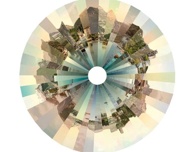 Liz Orton’s work Deltiologies is a series that challenges and celebrates landscape photography, 2013. The work is part of ongoing PhotoUKIndia exhibition.
