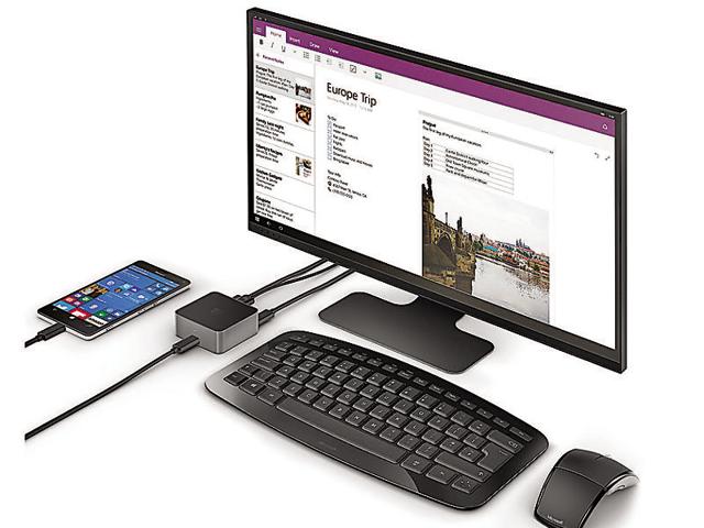 Game changer: Microsoft’s Continuum allows the phone to be used as a PC. Just dock it to a hardware whenever you require a full screen or a proper big sized keyboard. Game changer: Microsoft’s Continuum allows the phone to be used as a PC. Just dock it to a hardware whenever you require a full screen or a proper big sized keyboard.