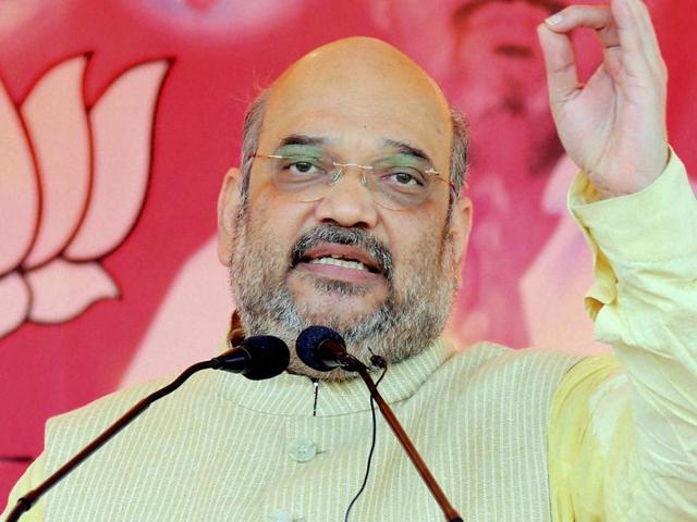 BJP president Amit Shah(PTI)