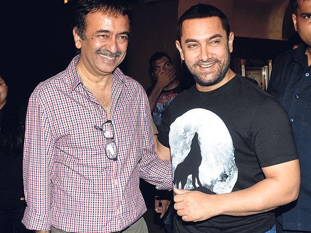 Rajkumar Hirani and Aamir Khan at a promotional event for PK. (Photos: Yogen Shah) Rajkumar Hirani and Aamir Khan at a promotional event for PK. (Photos: Yogen Shah)