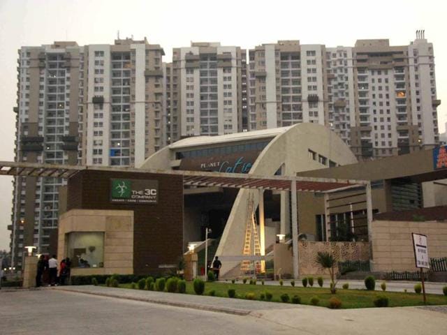 The Boulevard Society at Sector 100 where the Amity University student was murdered. (HT Photo) The Boulevard Society at Sector 100 where the Amity University student was murdered. (HT Photo)