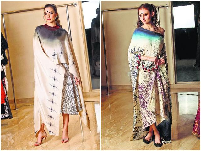 You can take this easy-breezy printed outfit with an asymmetrical hemline smoothly from day to night with just an intelligent change of makeup and hair.