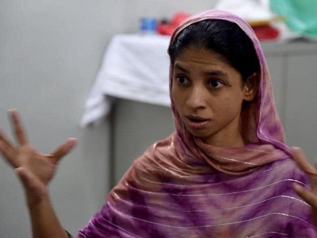 Geeta believes she has finally identified her family. (AFP Photo) Geeta believes she has finally identified her family. (AFP Photo)