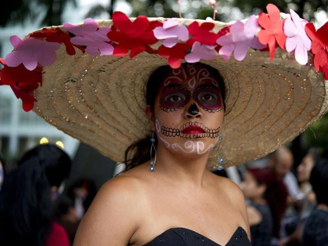 Catrina has become an icon of the Mexican Día de los Muertos, or Day of the Dead. (AFP)