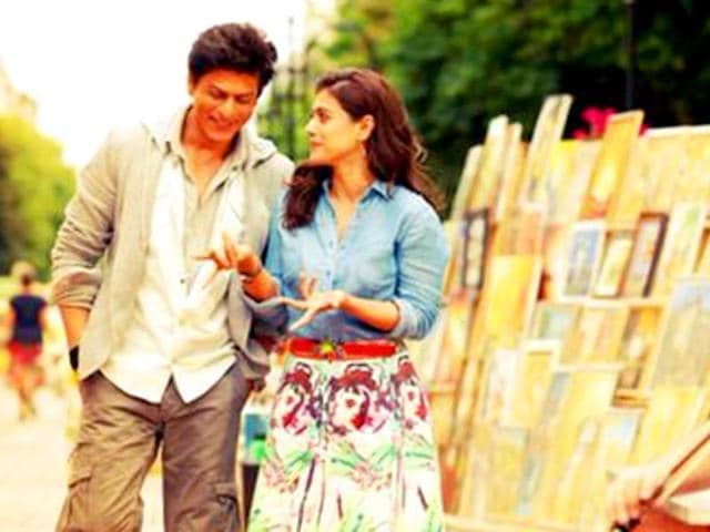 Shah Rukh Khan and Kajol in Dilwale. (Photo: Shah Rukh Khan/Twitter) Shah Rukh Khan and Kajol in Dilwale. (Photo: Shah Rukh Khan/Twitter)