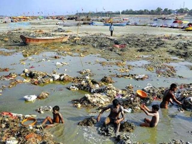 The Ganga takes in more than 2,000 million litres of discharge a day from factories, apart from the human waste, which accounts for about 80% of the pollutants. (AFP) The Ganga takes in more than 2,000 million litres of discharge a day from factories, apart from the human waste, which accounts for about 80% of the pollutants. (AFP)
