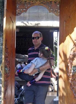 Mark Hooper with his daughter Charley. (AP) Mark Hooper with his daughter Charley. (AP)