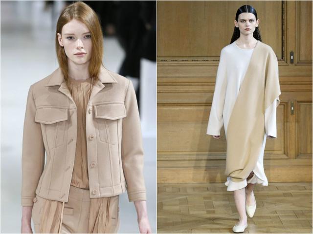 Chloé offered a number of ensembles in these shades. (AFP)