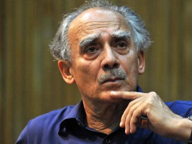 Arun Shourie launched at attack against the Narendra Modi-led government on Monday. (PTI File Photo) Arun Shourie launched at attack against the Narendra Modi-led government on Monday. (PTI File Photo)