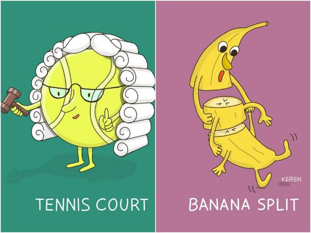 These drawing sure left us in ‘splits.’ Geddit? (Facebook/DingsandDoodles)
