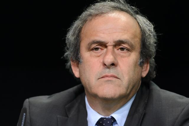 A May 28, 2015 file photo of Uefa President Michel Platini during a press conference prior to the 65th Fifa Congress in Zurich. (AFP Photo) A May 28, 2015 file photo of Uefa President Michel Platini during a press conference prior to the 65th Fifa Congress in Zurich. (AFP Photo)
