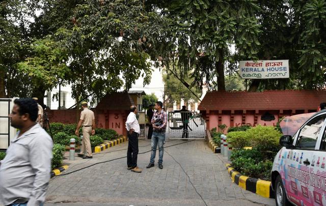 Another Hindu Sena leader has been arrested in connection with the Kerala House beef controversy.(PTI Photo) Another Hindu Sena leader has been arrested in connection with the Kerala House beef controversy.(PTI Photo)