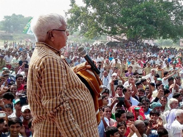 RJD chief Lalu Prasad.(PTI File Photo) RJD chief Lalu Prasad.(PTI File Photo)
