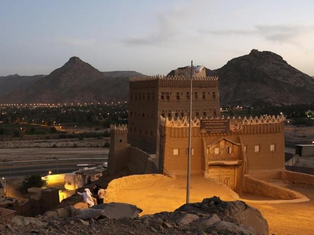 This file photo shows Saadan historic palace in Najran, Saudi Arabia, where a suicide bomb explosion in a mosque in the south of the kingdom, killed at least one person. (AP) This file photo shows Saadan historic palace in Najran, Saudi Arabia, where a suicide bomb explosion in a mosque in the south of the kingdom, killed at least one person. (AP)