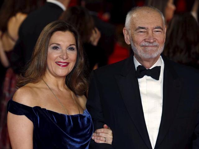 Producers Barbara Broccoli (L) and Michael G. Wilson pose for photographers on the red carpet at the world premiere of the new James Bond 007 film Spectre. (REUTERS)