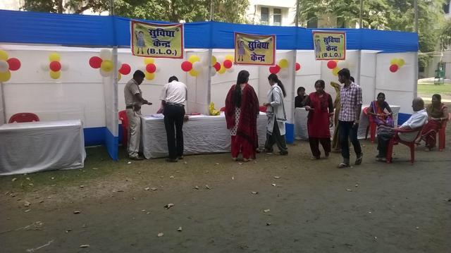 There were no queues in any polling booth (HT Photo) There were no queues in any polling booth (HT Photo)
