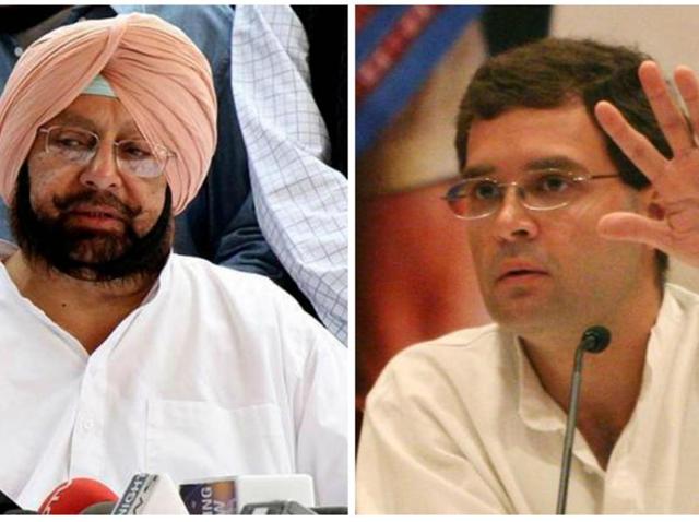 Rahul has been holding parleys on the issue of a change in leadership in Punjab, where the stakes for the party are high as it wants to revive its fortunes in the 2017 assembly polls. (HT Photo) Rahul has been holding parleys on the issue of a change in leadership in Punjab, where the stakes for the party are high as it wants to revive its fortunes in the 2017 assembly polls. (HT Photo)