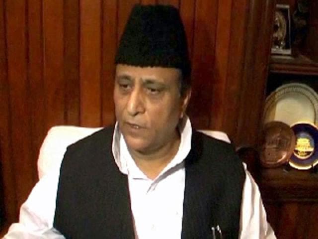 Uttar Pradesh minister Azam Khan. (Sheeraz Rizvi/HT Photo) Uttar Pradesh minister Azam Khan. (Sheeraz Rizvi/HT Photo)
