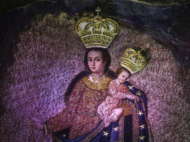 The inspiration for the church came from an interesting story involving Amerindian (Indigenous peoples of the Americas) Maria Mueces and her deaf-mute daughter Rosa. (AFP)