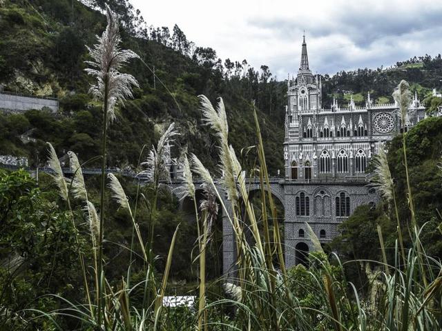 The Mestiza (a person of combined European and Amerindian descent in Spanish) was soon viewed as an apparition of the Virgin Mary, making this a popular pilgrimage site. (AFP)