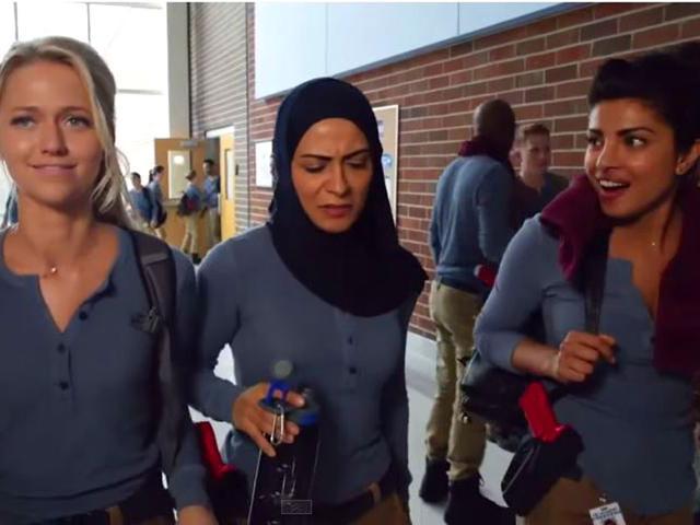 Priyanka Chopra plays an FBI trainee named Alex Parrish, a half-Caucasian-half-Indian based in Quantico, Virginia. (YOUTUBE GRAB)