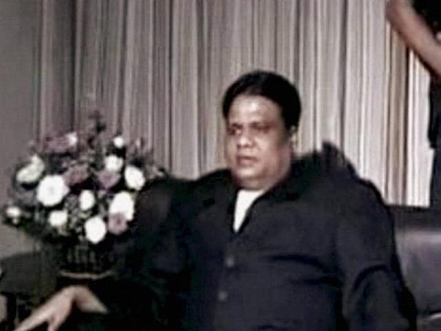 File photo of Underworld don Chhota Rajan. He was caught by Indonesian police in Bali on Sunday.(PTI Photo)