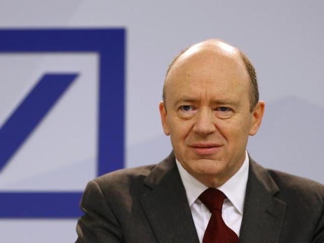 Deutsche Bank new Chief Executive John Cryan arrives for a news conference in Frankfurt. Deutsche Bank said it was reducing its workforce by 15,000 as Cryan seeks to improve returns at Germany's biggest bank.(REUTERS Photo) Deutsche Bank new Chief Executive John Cryan arrives for a news conference in Frankfurt. Deutsche Bank said it was reducing its workforce by 15,000 as Cryan seeks to improve returns at Germany's biggest bank.(REUTERS Photo)