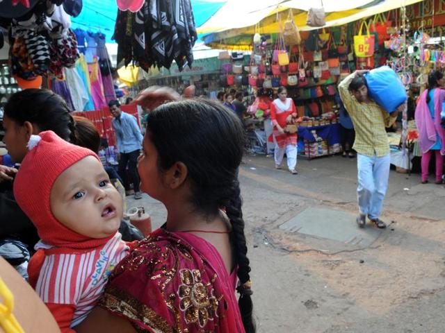 A child in winter wears in Bhopal on Thursday as the day and night temperature of the city registered sharp decline. (Praveen Bajpai/HT photo) A child in winter wears in Bhopal on Thursday as the day and night temperature of the city registered sharp decline. (Praveen Bajpai/HT photo)
