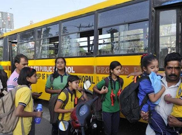The court clarified that it was not mandatory to have pan-tilt-zoom cameras (PTZ) on school buses. Ordinary cameras would also do, it said, adding that it was mandatory to bring the buses under surveillance. (HT Photo) The court clarified that it was not mandatory to have pan-tilt-zoom cameras (PTZ) on school buses. Ordinary cameras would also do, it said, adding that it was mandatory to bring the buses under surveillance. (HT Photo)