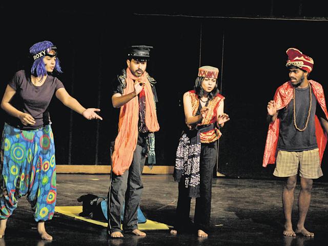 The play ‘iStereotypnator’ is about how we process information and recognise people. By directors Shruti Sharma and Saif Ali, the play will be performed at the gala final. (Nicky Chandam / Short+Sweet Delhi) 