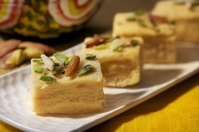 Can the mouth-watering sohan papdi (above) be low on sugar? Well, sweet shops are innovating in Chandigarh (Photo courtesy: Sindhi Sweets) Can the mouth-watering sohan papdi (above) be low on sugar? Well, sweet shops are innovating in Chandigarh (Photo courtesy: Sindhi Sweets)