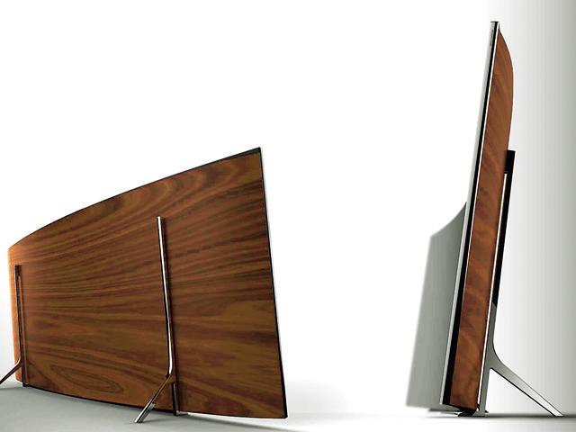 Loaded extra: Curved TVs are amazing but you pay big money for them.