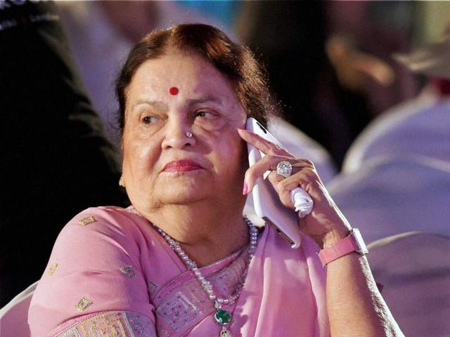 Industrialist Mukesh Ambani's mother Kokilaben Ambani at the opening ceremony of the MAMI Mumbai Film Festival. (PTI)