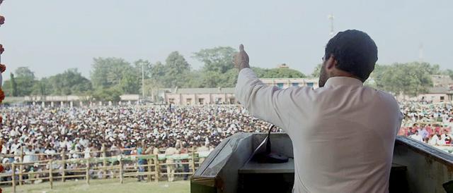 Congress vice-president Rahul Gandhi at a public meeting in West Champaran district of Bihar. (PTI) Congress vice-president Rahul Gandhi at a public meeting in West Champaran district of Bihar. (PTI)