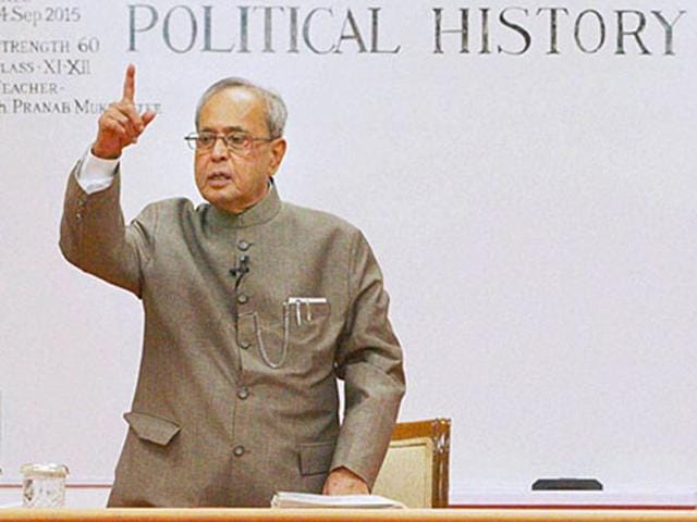 File photo of President Pranab Mukherjee. (PTI File Photo) File photo of President Pranab Mukherjee. (PTI File Photo)