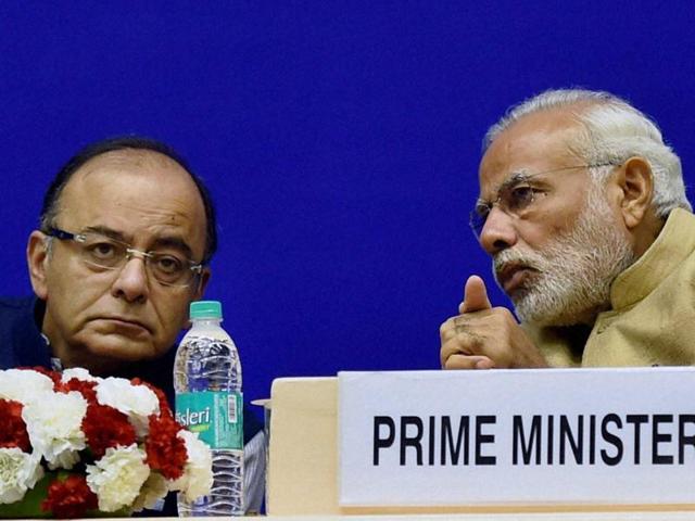 Finance minister Arun Jaitley’s remarks came two days after the global rating agency Moody’s research arm advised the NDA government to prevent fringe elements in the ruling BJP from making provocative statements. (PTI File Photo) Finance minister Arun Jaitley’s remarks came two days after the global rating agency Moody’s research arm advised the NDA government to prevent fringe elements in the ruling BJP from making provocative statements. (PTI File Photo)