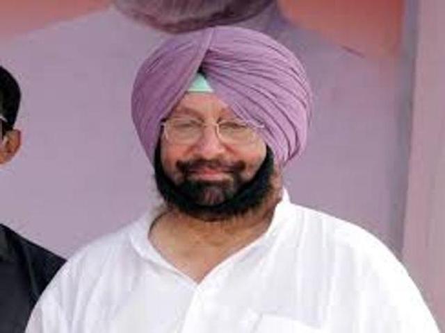Congress deputy leader in the Lok Sabha Capt Amarinder Singh(HT Photo)