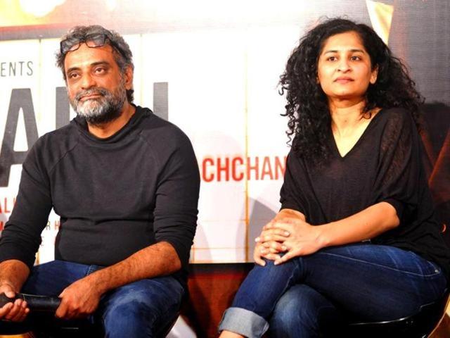 R Balki with Gauri Shinde. (HT) R Balki with Gauri Shinde. (HT)