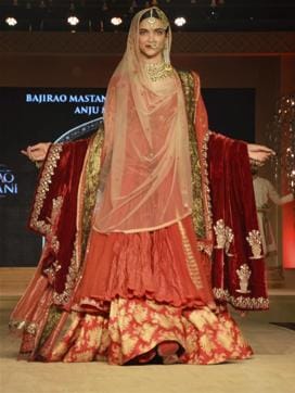 Deepika Padukone is promoting her upcoming Bollywood film Bajirao Mastani at present. (PTI)