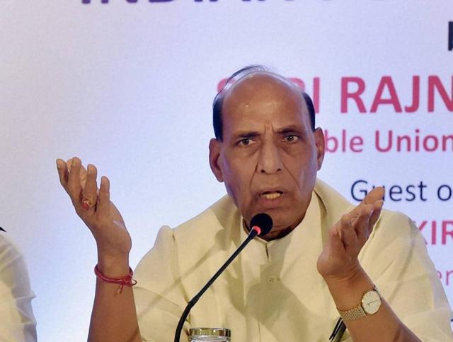 Prime Minister Narendra Modi and home minister Rajnath Singh wave to people during flagging off the 'Run for Unity’. While asking them not to return their awards, the Union home minister said they should seek an appointment with Prime Minister Narendra Modi to discuss the matter. (PTI Photo) Prime Minister Narendra Modi and home minister Rajnath Singh wave to people during flagging off the 'Run for Unity’. While asking them not to return their awards, the Union home minister said they should seek an appointment with Prime Minister Narendra Modi to discuss the matter. (PTI Photo)