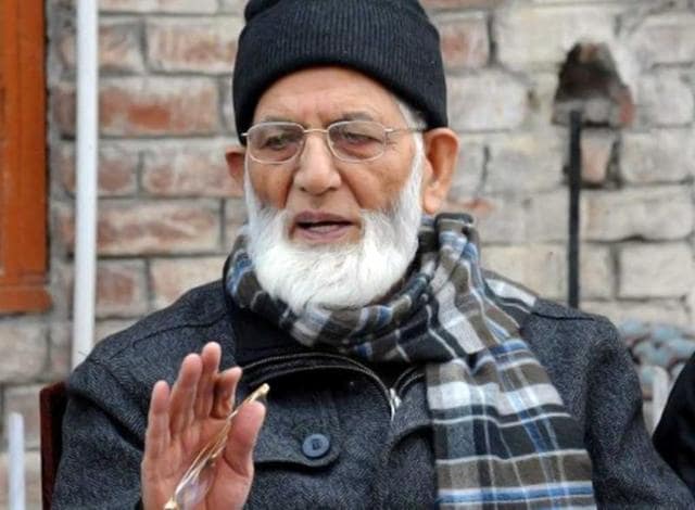 Geelani had called for a ‘Million Men March’ at Tourist Reception Centre ground on the day the Prime Minister is scheduled to address a public rally at Sher-e-Kashmir Cricket Stadium. (AFP PHOTO) Geelani had called for a ‘Million Men March’ at Tourist Reception Centre ground on the day the Prime Minister is scheduled to address a public rally at Sher-e-Kashmir Cricket Stadium. (AFP PHOTO)