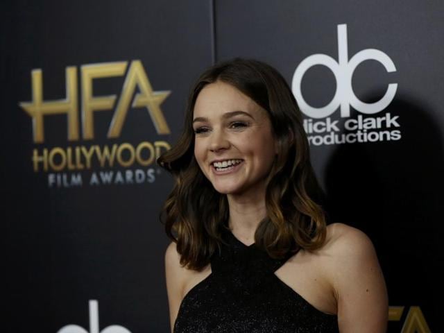 An Education actor Carey Mulligan at the Hollywood Film Awards in Beverly Hills. (REUTERS)