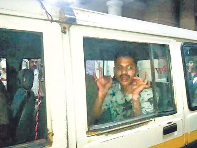 The constable who, allegedly under the influence of alcohol, punched a 30-year-old woman on the face and in the stomach, was booked by Powai police on Monday. (HT Photo) The constable who, allegedly under the influence of alcohol, punched a 30-year-old woman on the face and in the stomach, was booked by Powai police on Monday. (HT Photo)